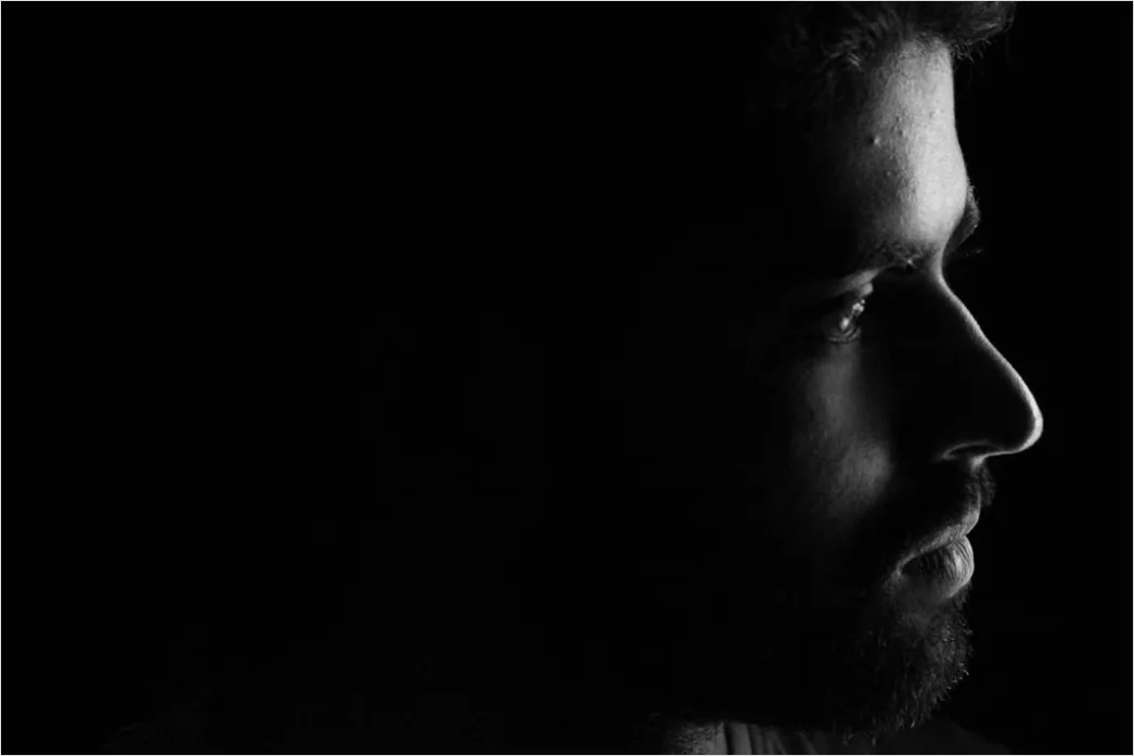 Detail Man Portrait Side Profile Dramatic Studio Lighting Number 3