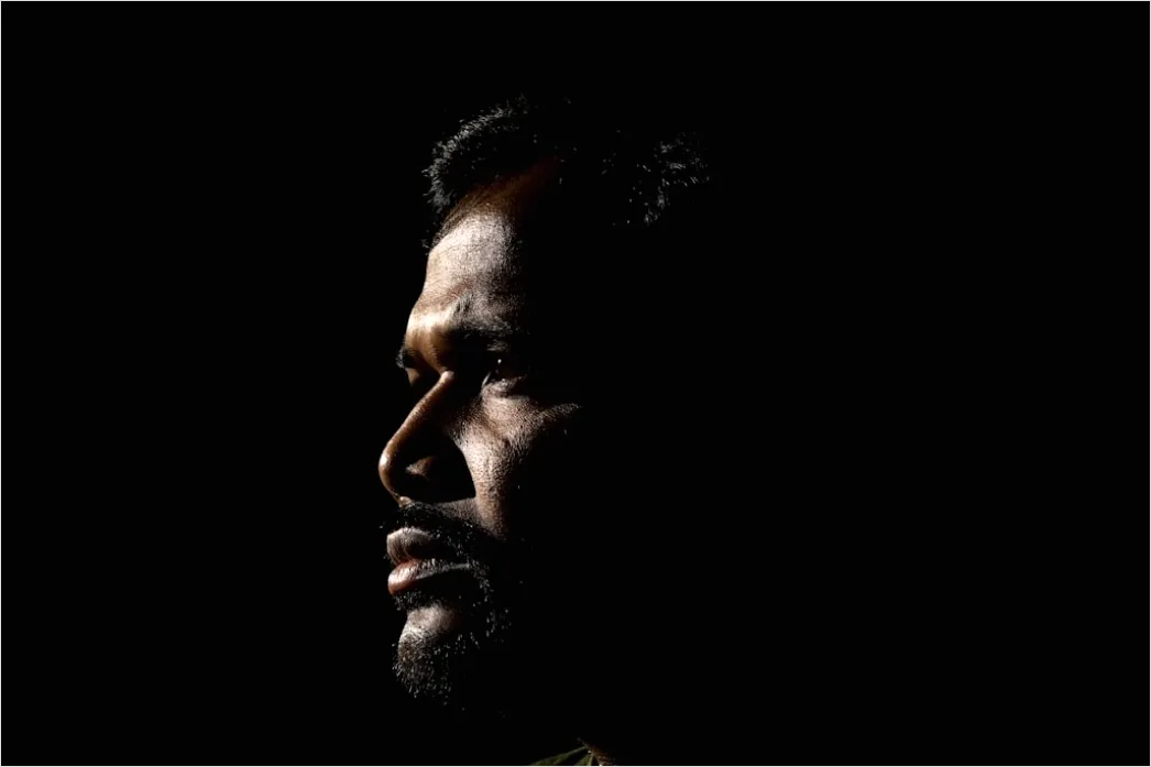 Detail Man Portrait Side Profile Dramatic Studio Lighting Number 8