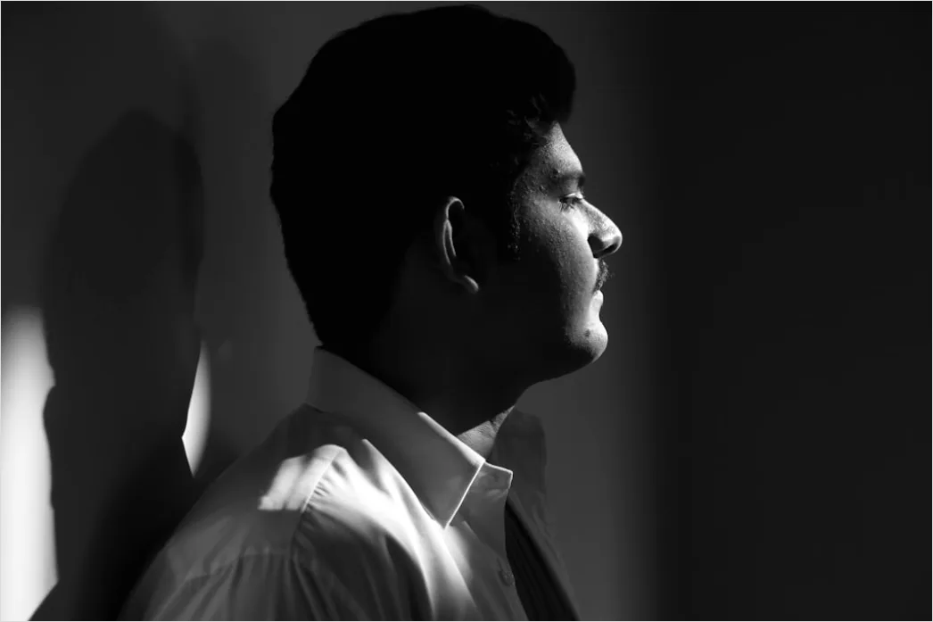 Detail Man Portrait Side Profile Dramatic Studio Lighting Number 10