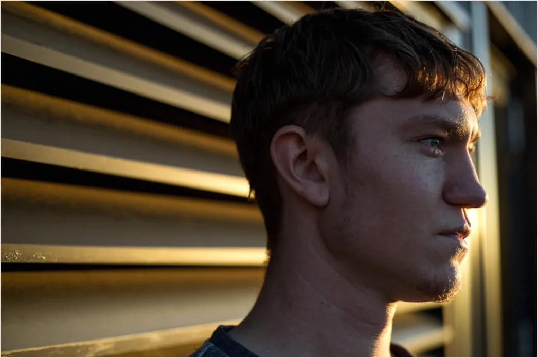 Detail Man Portrait Thoughtful Expression Window Light Number 13