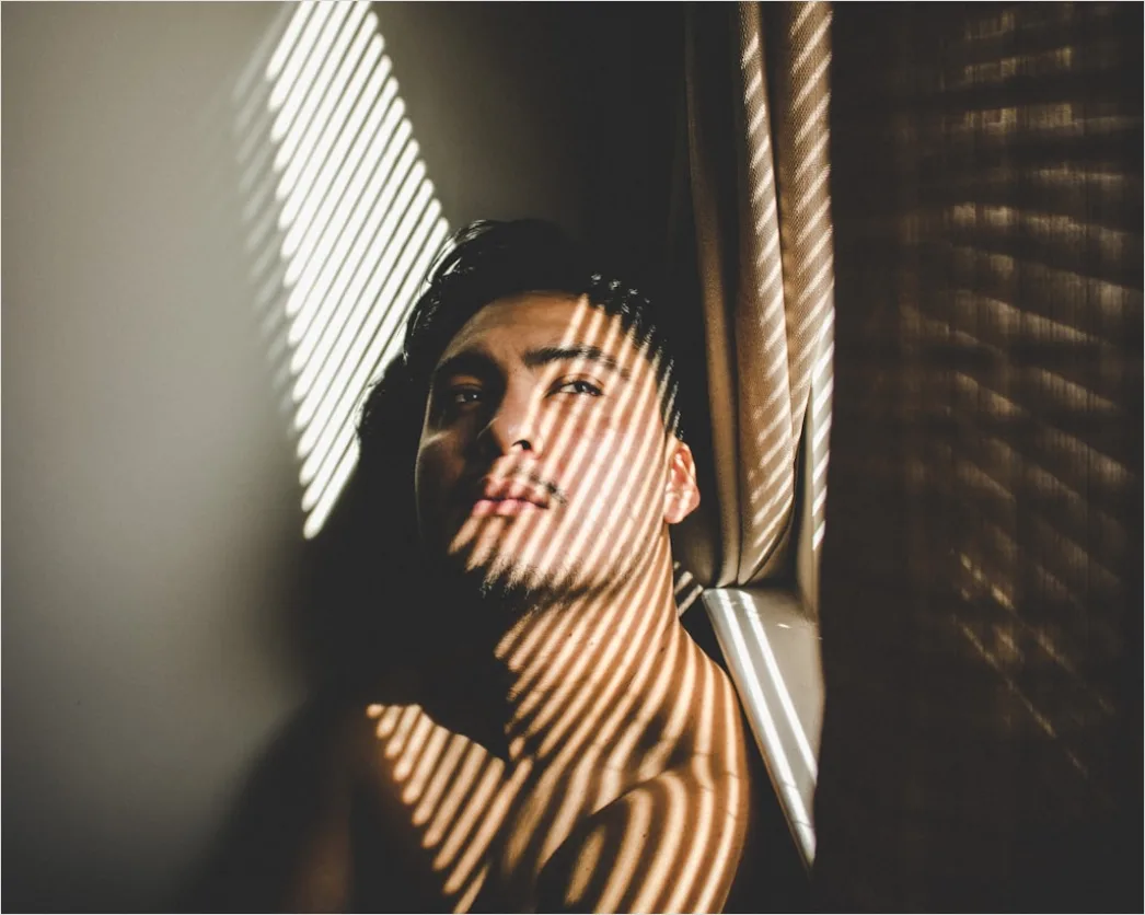 Detail Man Portrait Thoughtful Expression Window Light Number 3