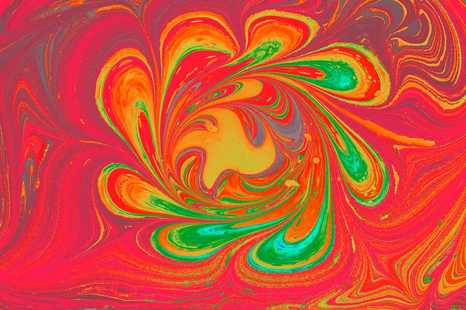 Detail Mandelbrot Fraktal Abstrakt Hintergrund Bunt Number 14