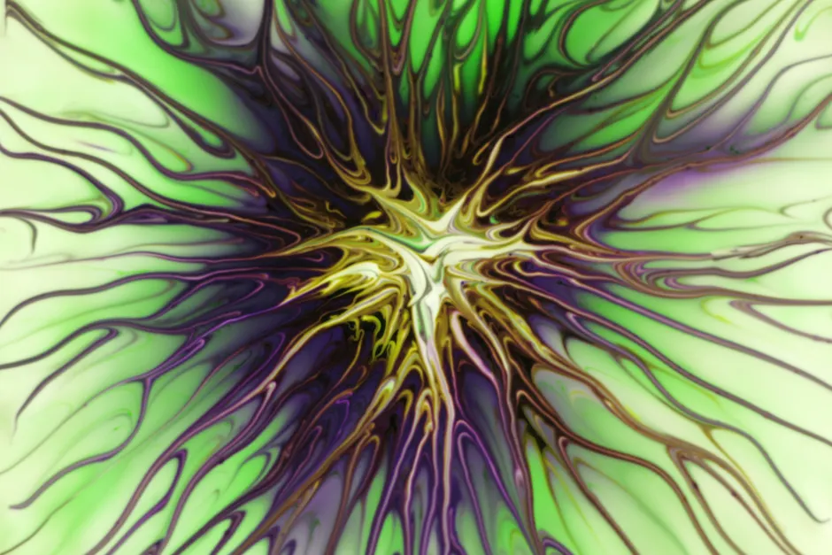 Detail Mandelbrot Fraktal Abstrakt Hintergrund Bunt Number 15