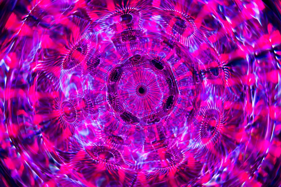 Detail Mandelbrot Fraktal Abstrakt Hintergrund Bunt Number 18