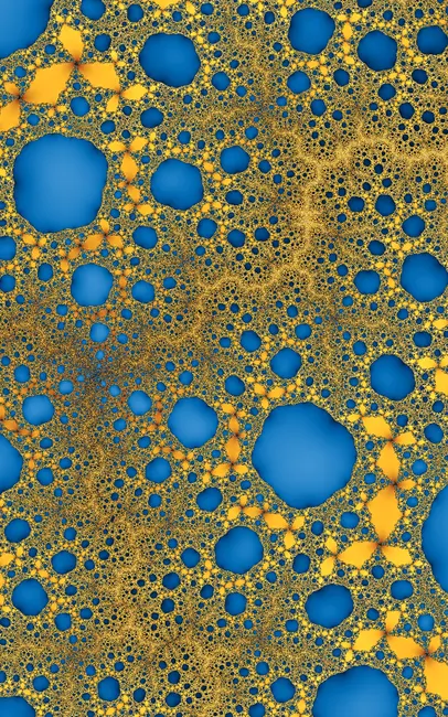 Detail Mandelbrot Fraktal Abstrakt Hintergrund Bunt Number 4