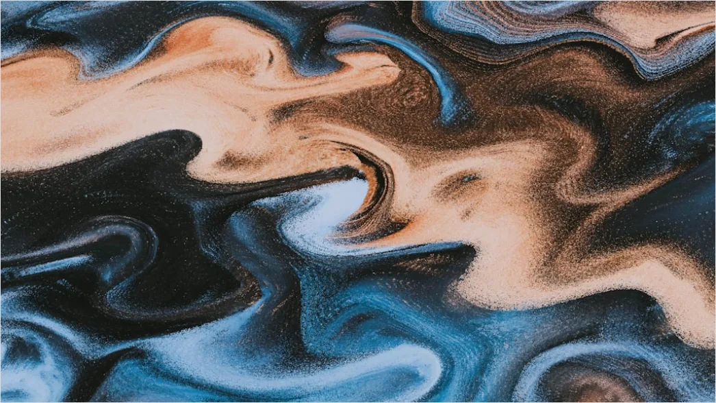 Detail Marmoreffekt Abstrakt Farben Swirl Hintergrund Number 5