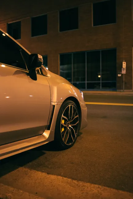 Detail Maserati Luxury Sedan Parked City Street Night Number 15