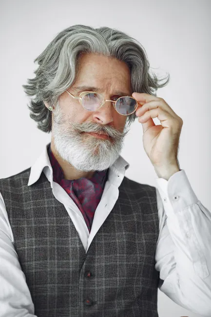 Detail Mature Man Portrait Distinguished Professional Look Number 15