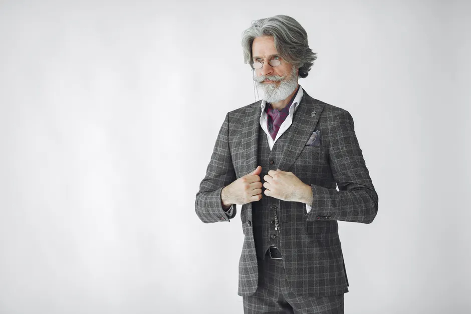 Detail Mature Man Portrait Distinguished Professional Look Number 5