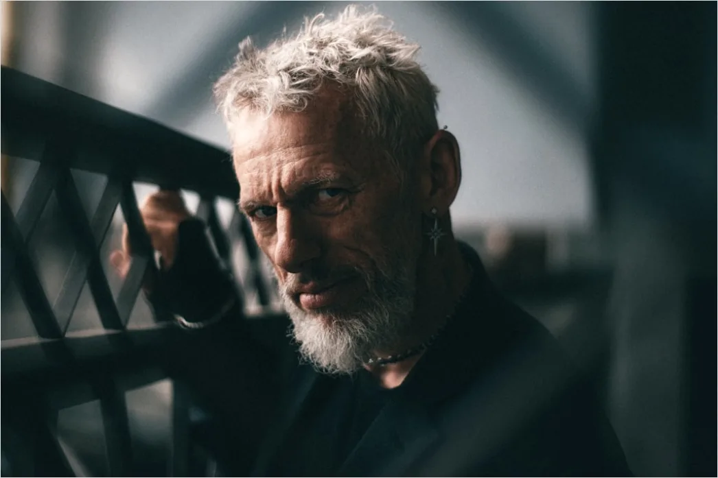 Detail Mature Man Portrait Distinguished Silver Hair Close Up Number 12
