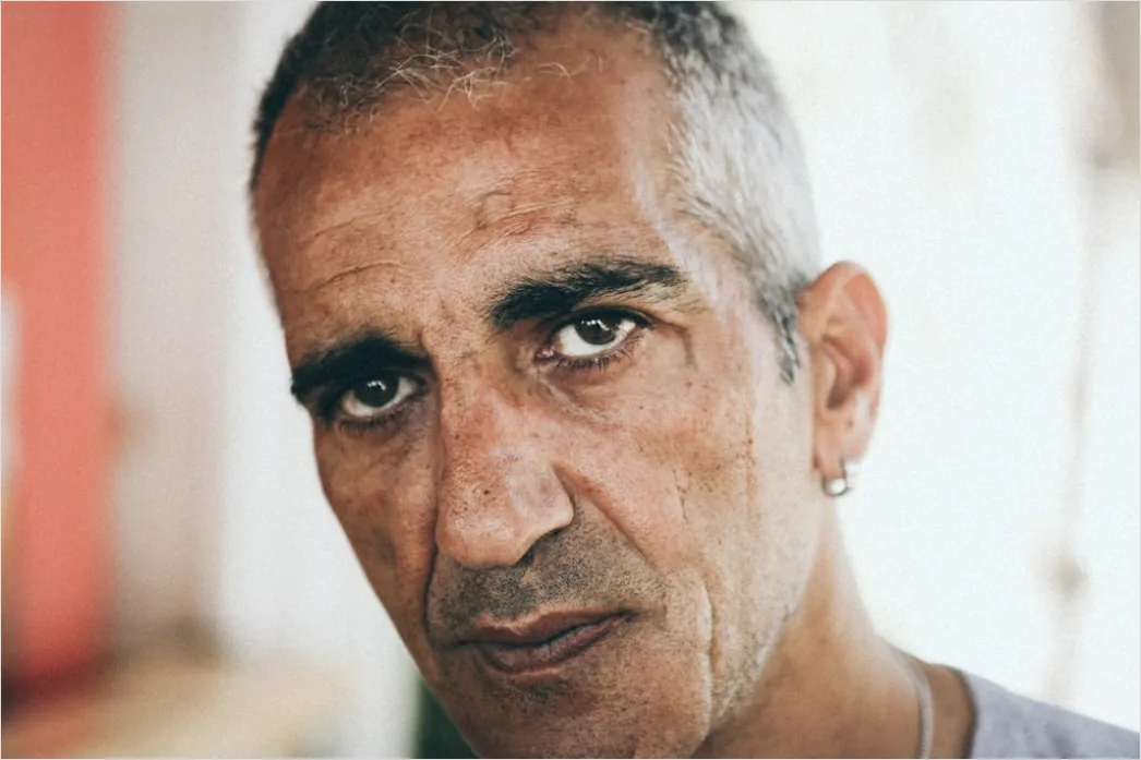 Detail Mature Man Portrait Distinguished Silver Hair Close Up Number 19