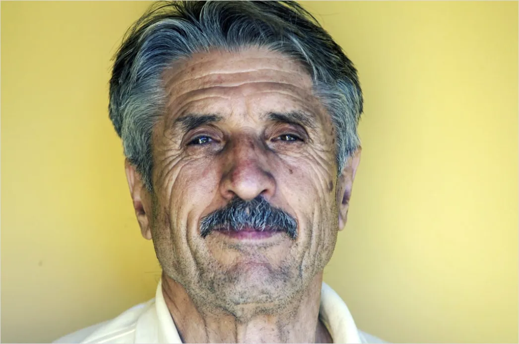 Detail Mature Man Portrait Distinguished Silver Hair Close Up Number 5