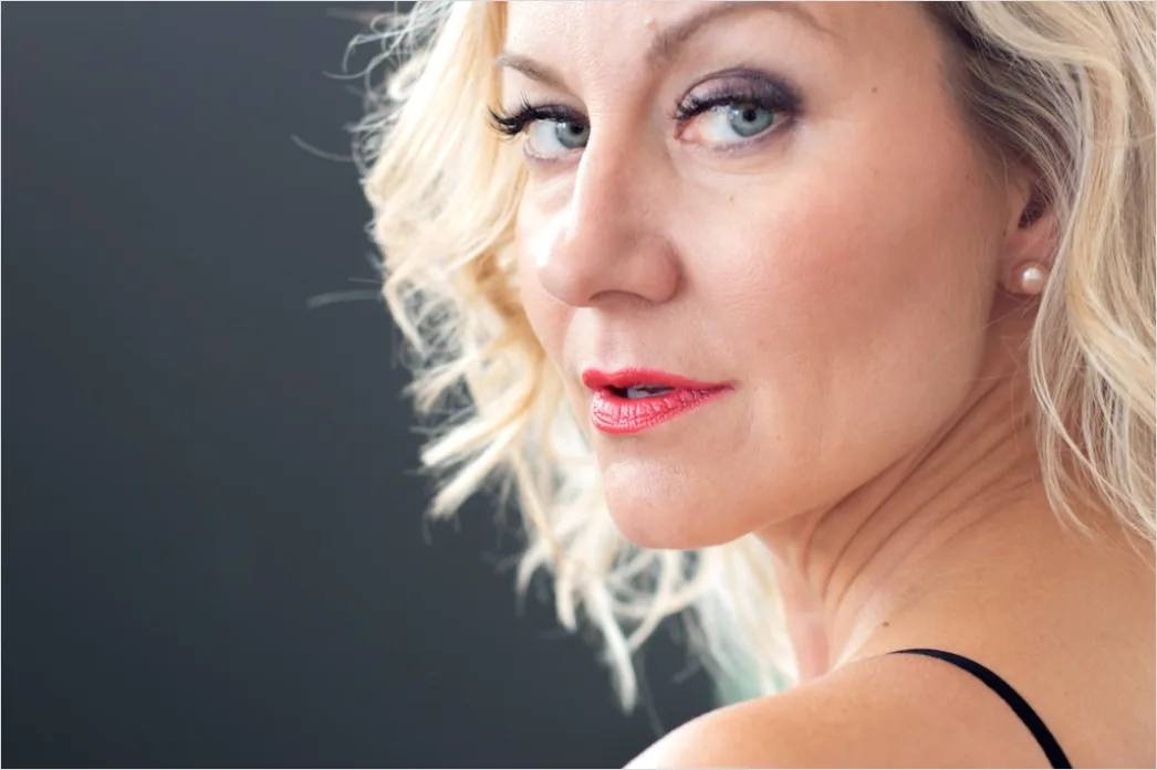 Detail Mature Woman Portrait Elegant Confident Close Up Number 4