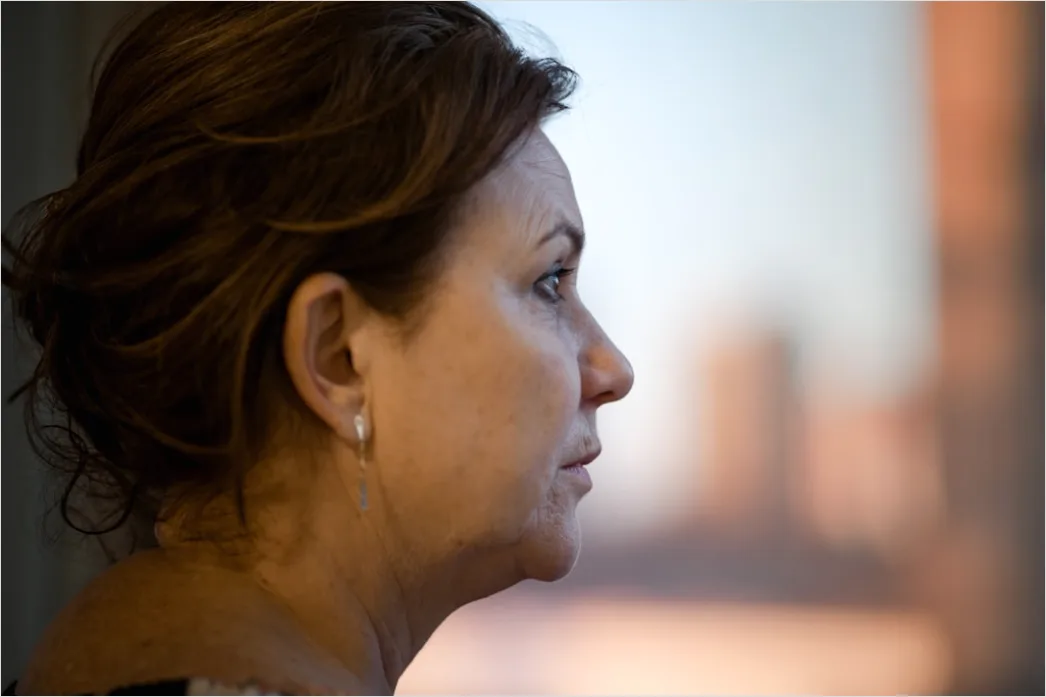 Detail Mature Woman Portrait Elegant Confident Close Up Number 7