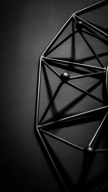 Detail Minimalistisch Abstrakt Hintergrund Schwarz Copy Space Number 5