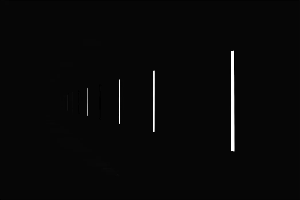 Detail Minimalistisch Abstrakt Hintergrund Schwarz Weiß Number 8