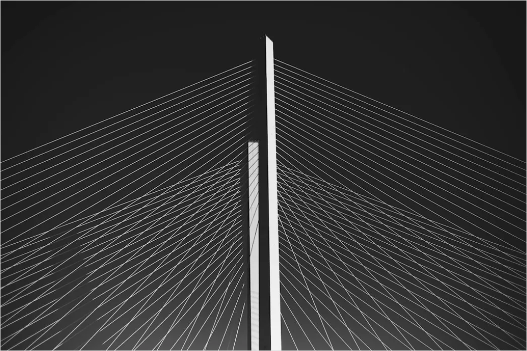 Detail Monochrom Abstrakt Linien Hintergrund Minimal Number 13