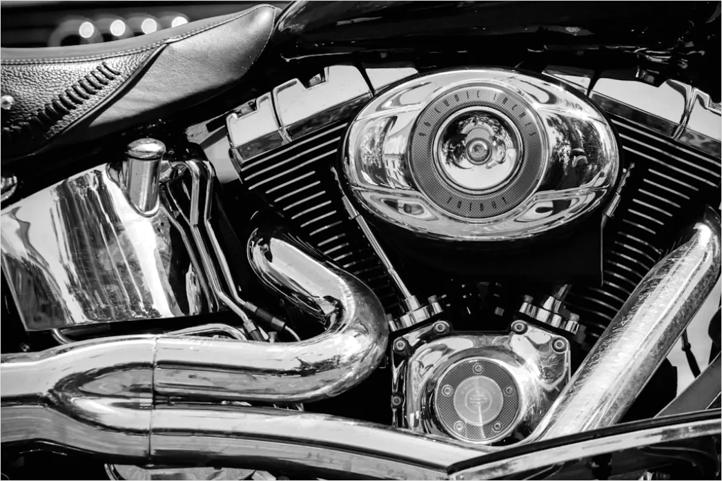 Motorcycle Engine Detail Close Up Macro 3f31