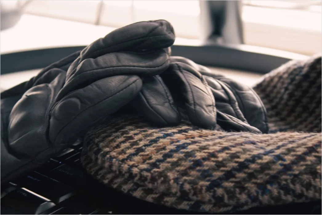 Motorcycle Helmet And Gloves Flat Lay Detail Aa84