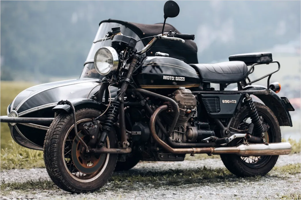 Detail Motorcycle Sidecar Vintage Road Trip Number 7