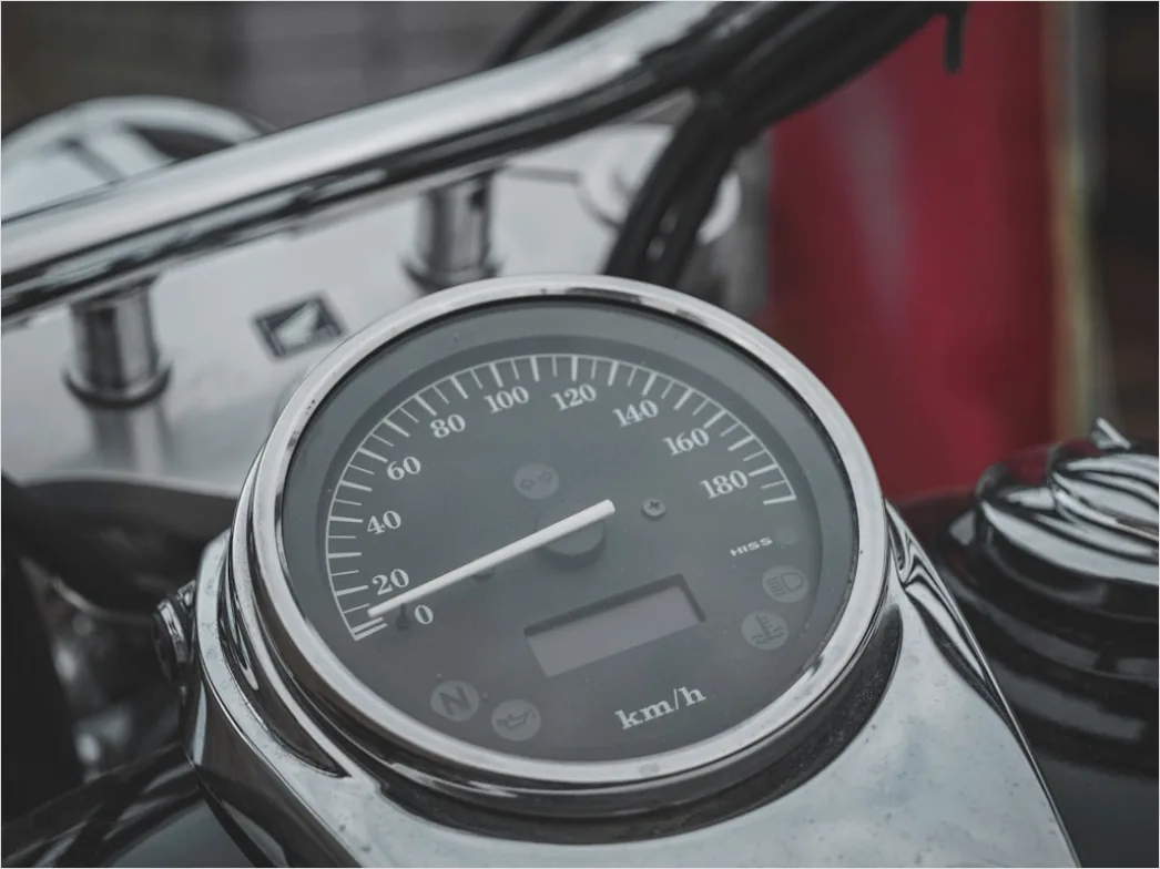 Detail Motorcycle Speedometer Dashboard Close Up Number 11