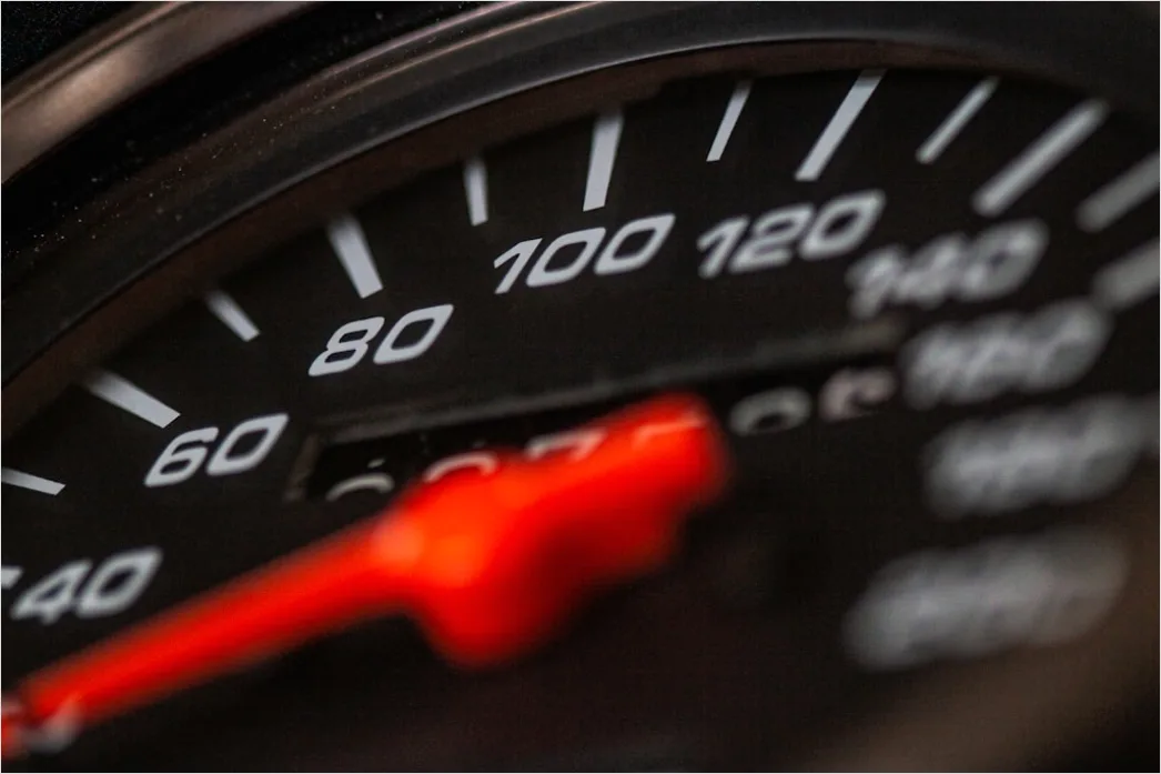 Detail Motorcycle Speedometer Dashboard Close Up Number 8