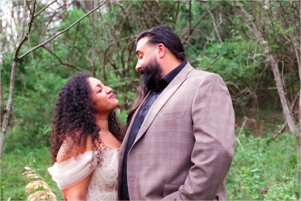 Detail Multiracial Couple Portrait Happy Smiling Outdoor Number 14