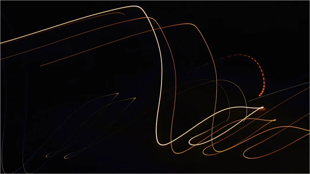 Detail Neon Abstrakt Hintergrund Leuchtende Linien Dunkel Number 2