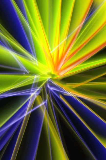 Detail Neon Explosion Abstrakt Farben Hintergrund Dunkel Number 5