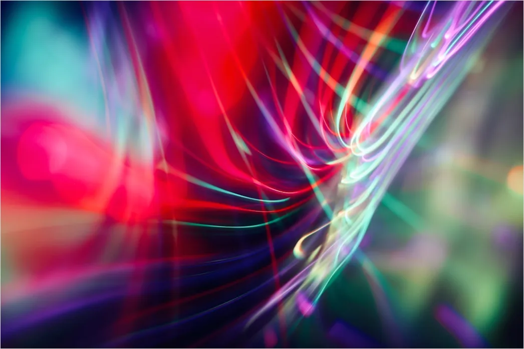 Detail Neon Farben Abstrakt Hintergrund Bunt Leuchtend Number 17