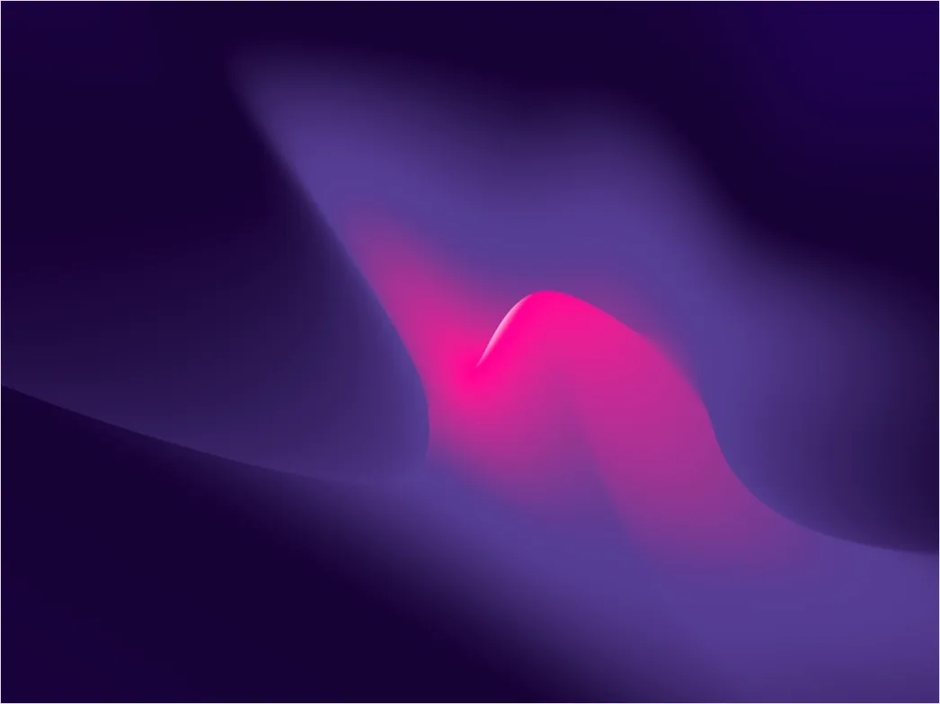 Neon Wave Abstrakt Leuchtend Hintergrund Schwarz A26c