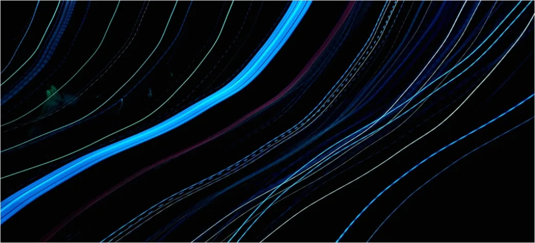 Detail Neon Wave Abstrakt Leuchtend Hintergrund Schwarz Number 20