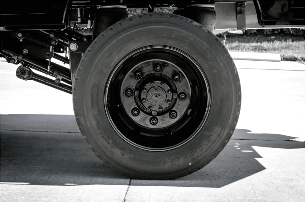 Detail Off Road Truck Lifted Suspension Close Up Number 13
