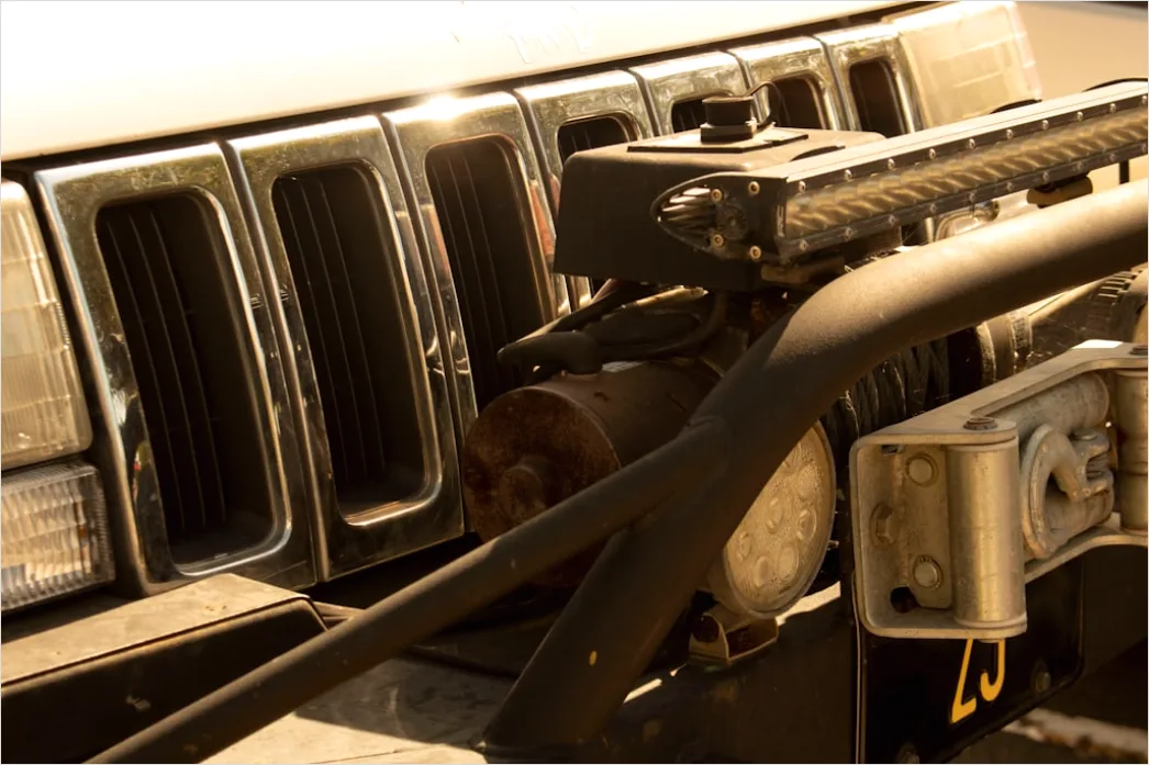 Detail Off Road Truck Lifted Suspension Close Up Number 18
