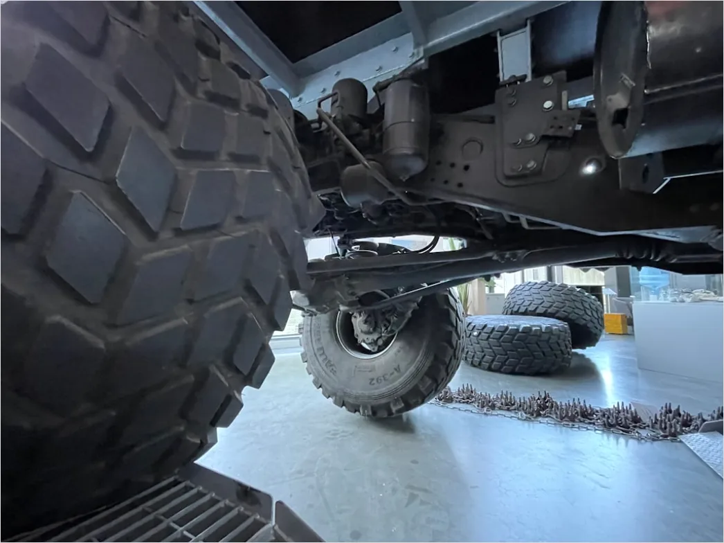 Detail Off Road Truck Lifted Suspension Close Up Number 5