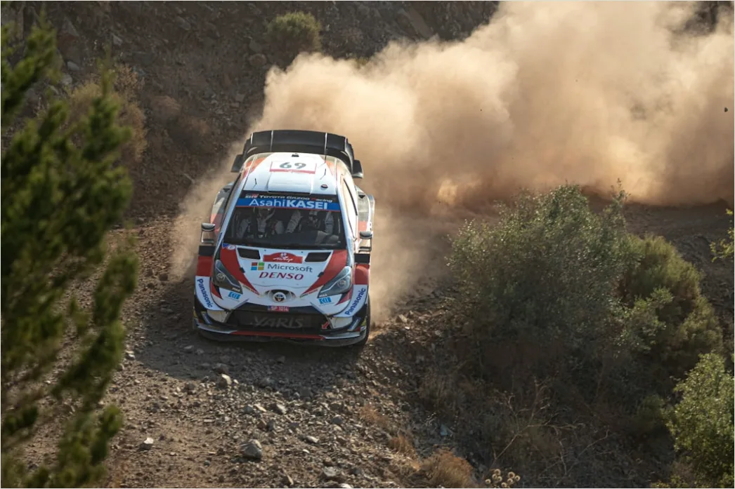 Detail Off Road Vehicle Dust Cloud Action Shot Number 9