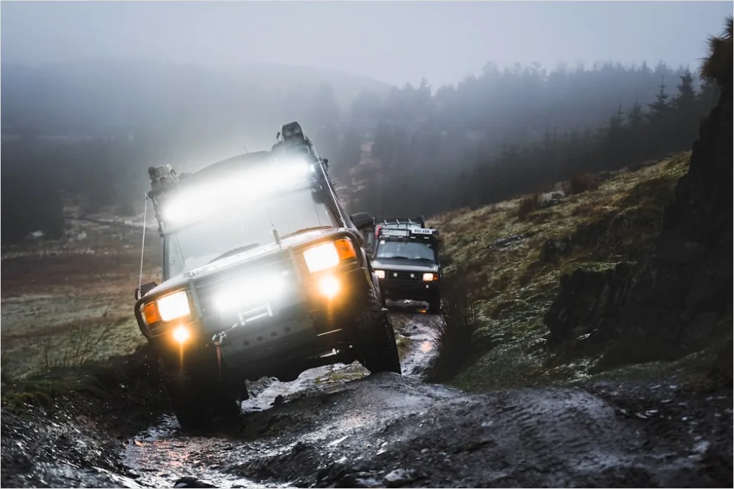 Detail Off Road Vehicle Winch Recovery Operation Number 15