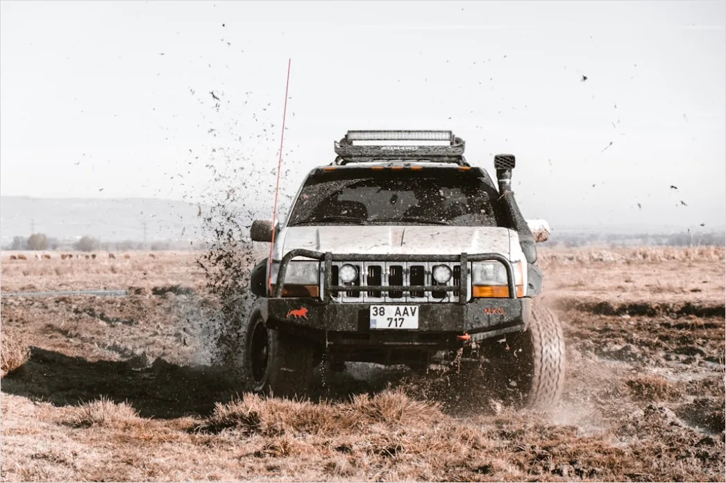 Detail Off Road Vehicle Winch Recovery Operation Number 6