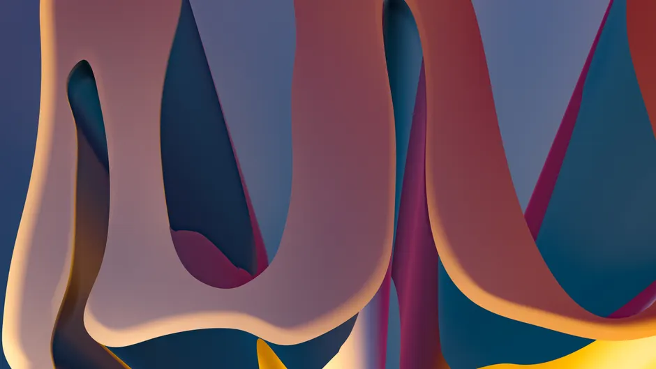 Detail Organische Abstraktion Formen Hintergrund Modern Number 14
