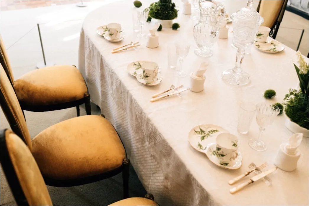 Detail Osterbrunch Tisch Gedeckt Elegant Frühling Number 11