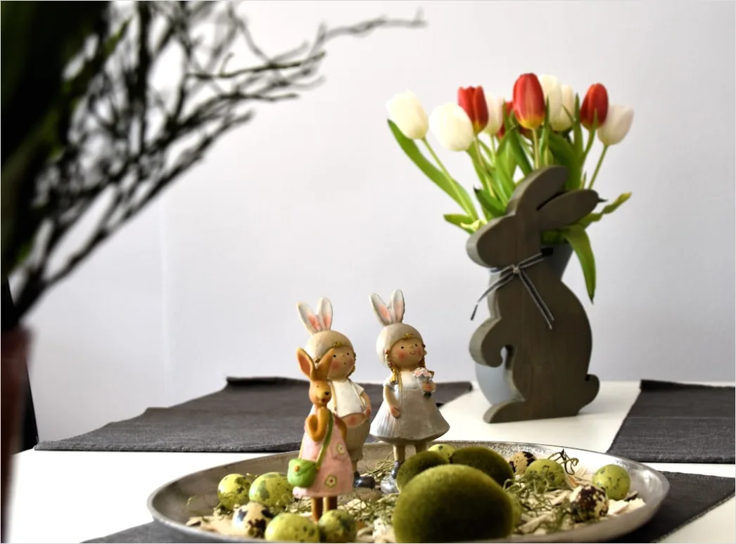 Detail Osterbrunch Tisch Gedeckt Elegant Frühling Number 10