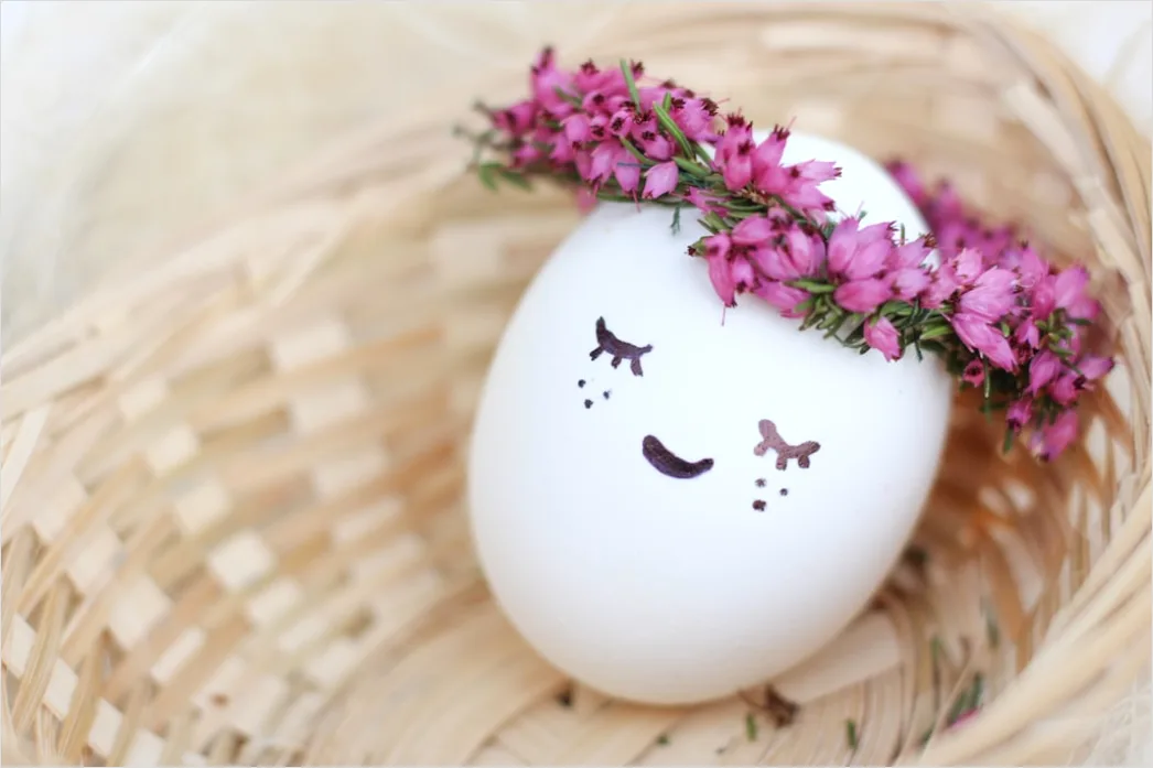 Detail Ostern Kind Portrait Korb Eier Lachen Number 9