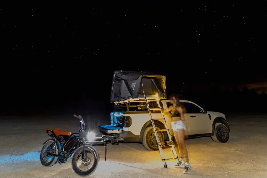 Detail Overlanding Setup Rooftop Tent Camping Truck Number 15