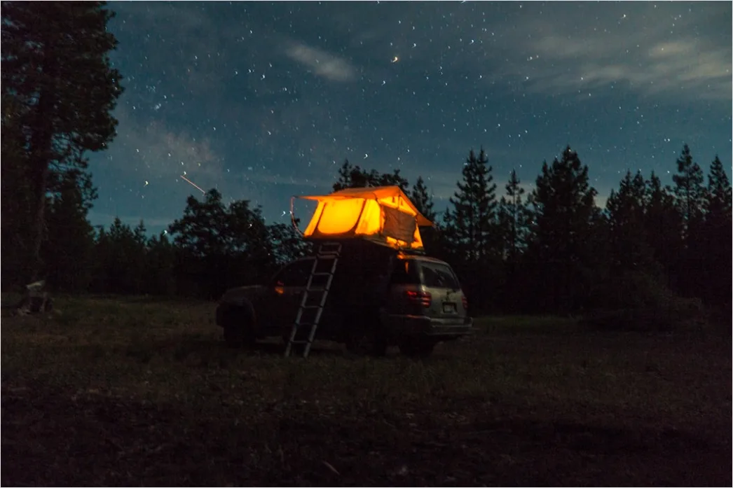 Detail Overlanding Setup Rooftop Tent Camping Truck Number 20