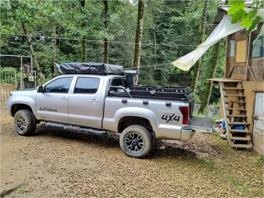 Detail Overlanding Setup Rooftop Tent Camping Truck Number 3
