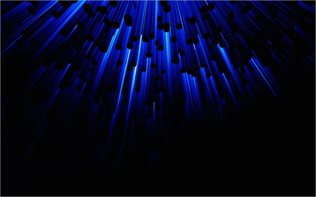 Detail Partikel Abstrakt Hintergrund Blau Leuchten Number 17