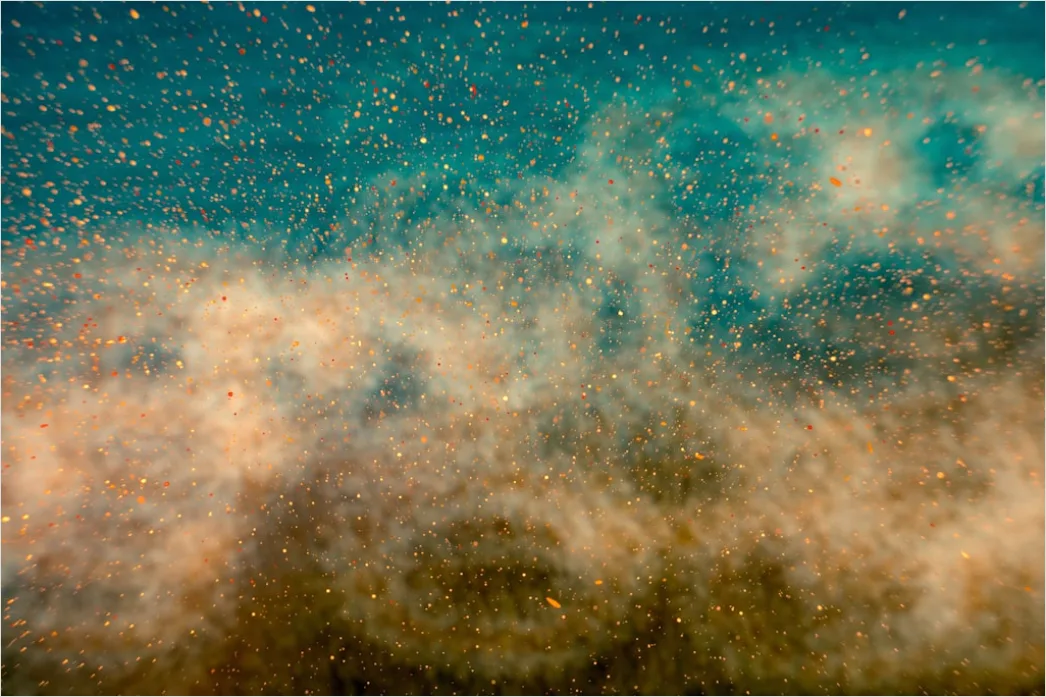 Detail Partikel Nebel Abstrakt Hintergrund Atmosphärisch Number 15