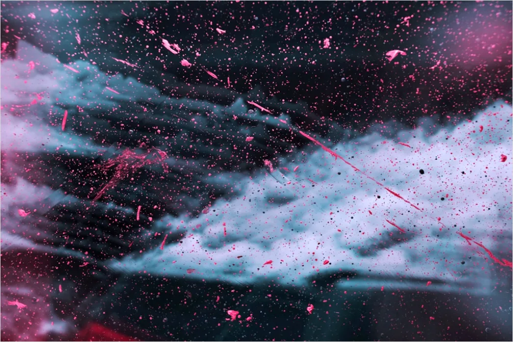 Detail Partikel Nebel Abstrakt Hintergrund Atmosphärisch Number 19