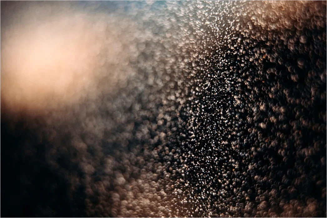 Detail Partikel Nebel Abstrakt Hintergrund Atmosphärisch Number 10