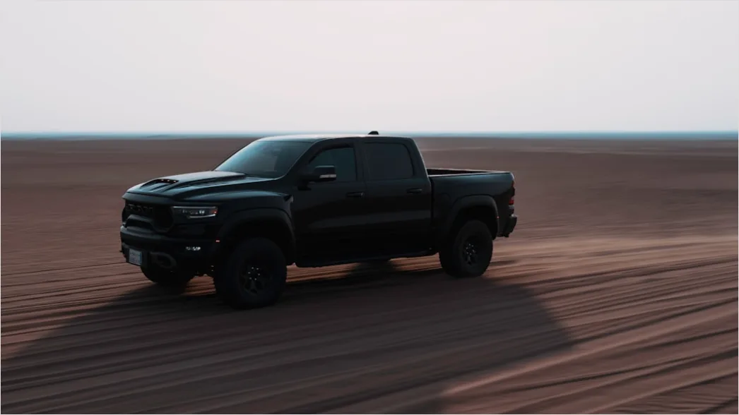Detail Pickup Truck Off Road Desert Dunes Driving Number 2